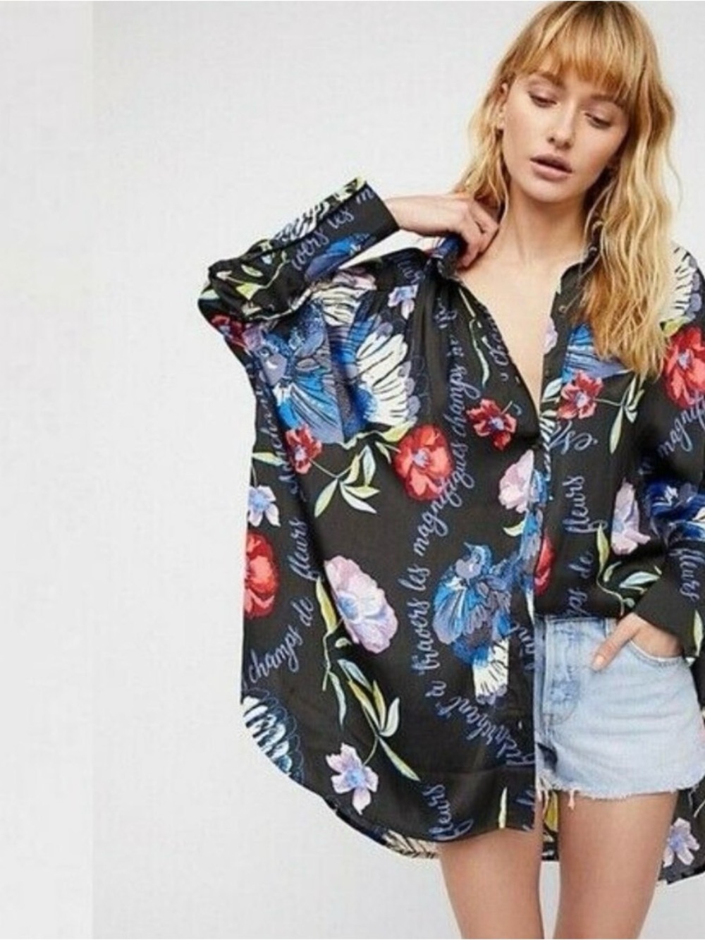 Free People Silky Nights Top